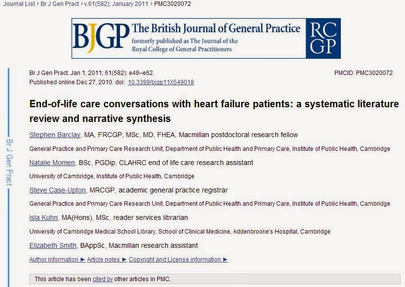 literature review on liverpool care pathway